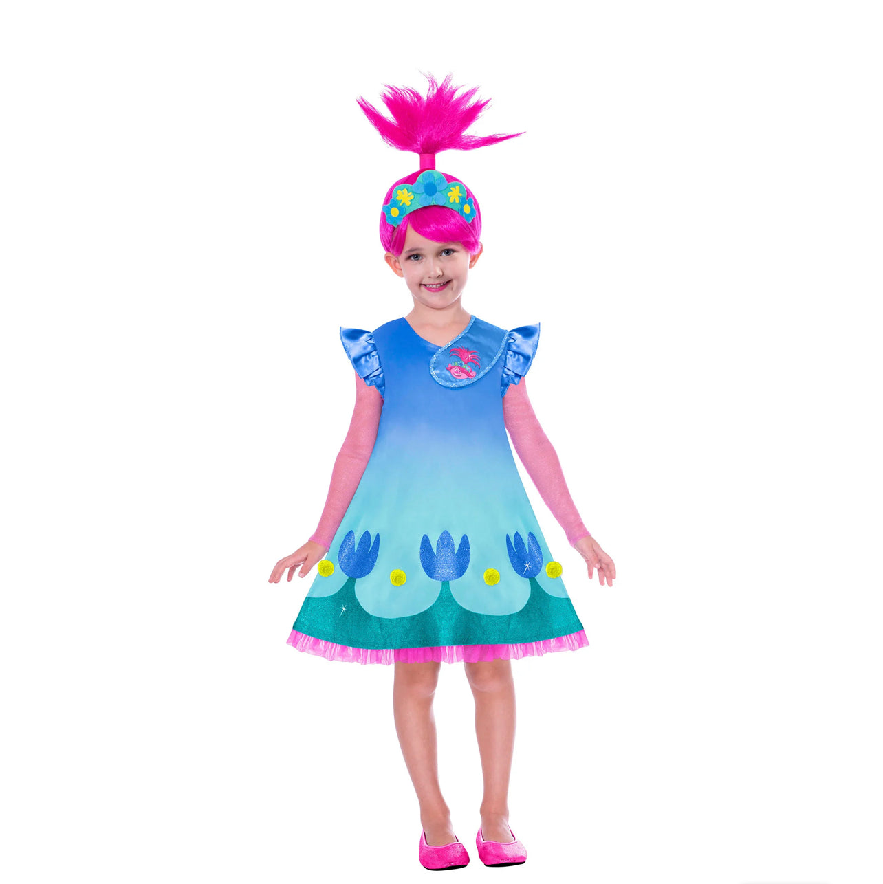 TROLLS 2 POPPY COSTUME 6-8 YEARS