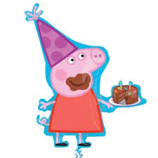 Peppa pig & Chocolate cake Supershape foil