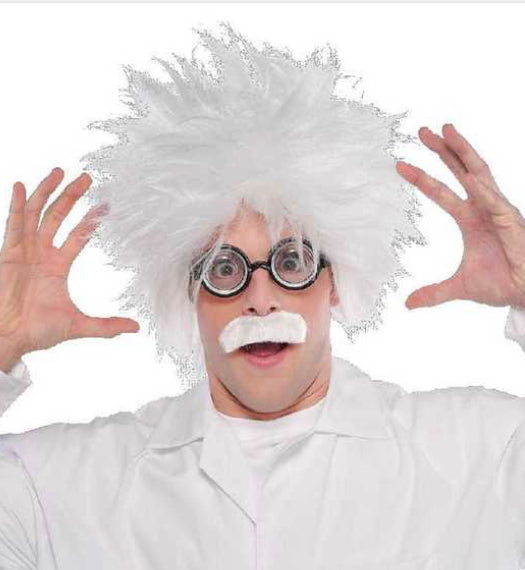 Mad scientist wig
