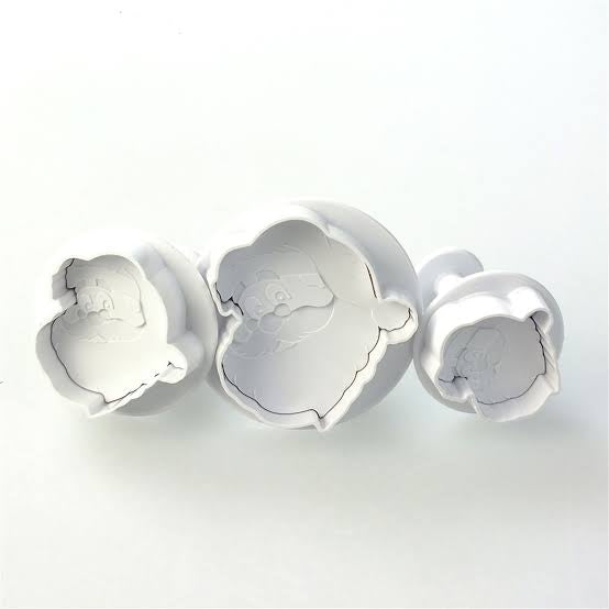 SANTA CLAUS PLUNGER CUTTER SET 3PC