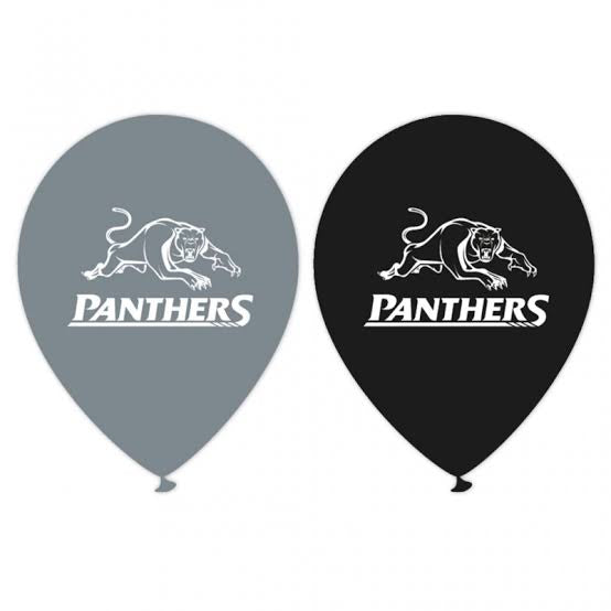 Penrith Panthers NRL printed balloons (10 pack)