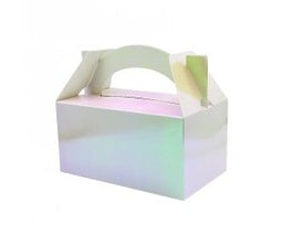FS IRIDESCENT LUNCH/TREAT BOX (PACK OF 5)
