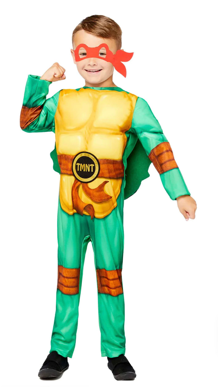TEENAGE MUTANT NINJA TURTLES COSTUME 8-10 YEARS