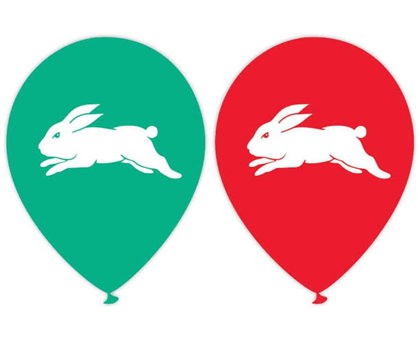 South Sydney Rabbitohs NRL Printed Balloons (10 Pack)