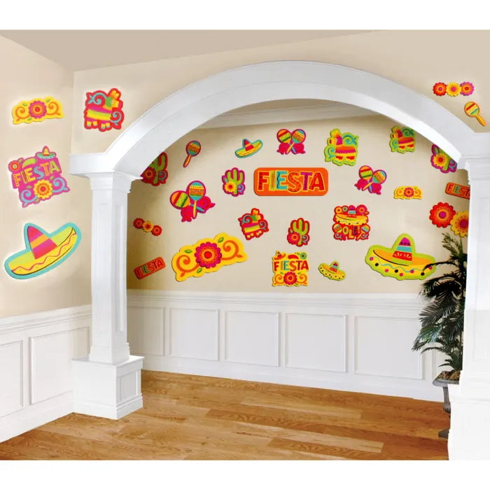 FIESTA CUTOUT DECORATIONS (PACK OF 30)