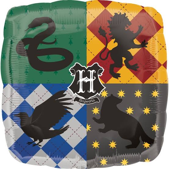 Harry Potter hogwart house foil balloon