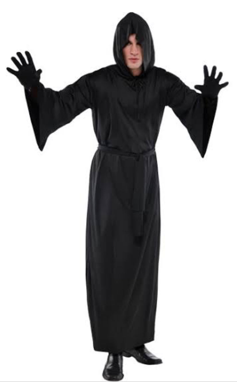 ADULT BLACK HORROR ROBE