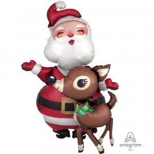SANTA & REINDEER AIR WALKER