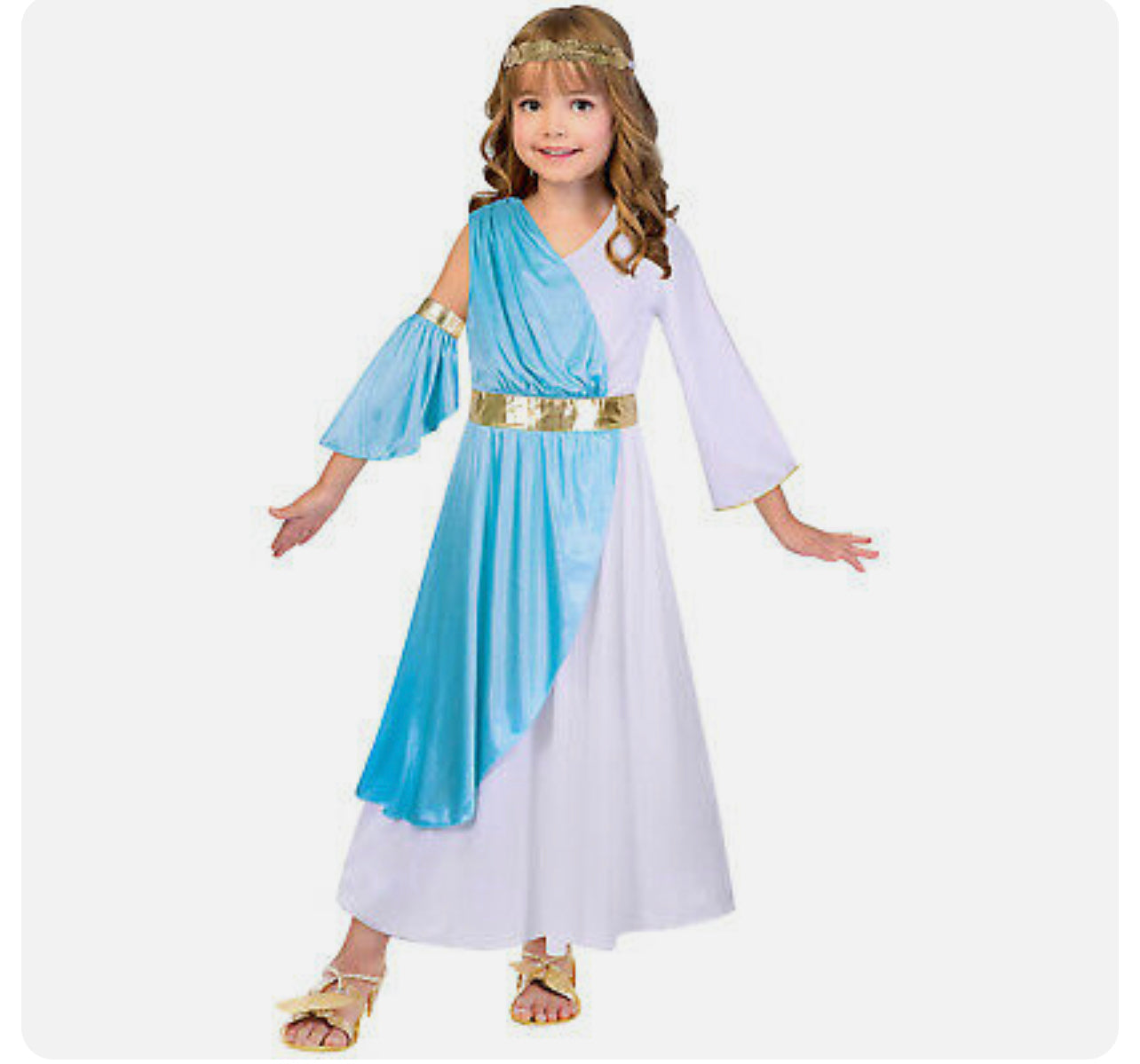 GIRLS GREEK GODDESS COSTUME 12-14 YEARS