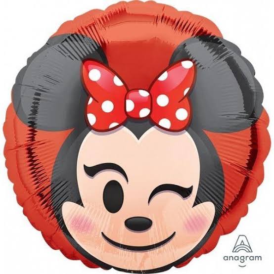 Disney Minnie Mouse emoji standard foil balloon