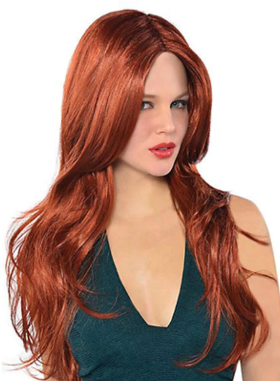 Hot honey red wig