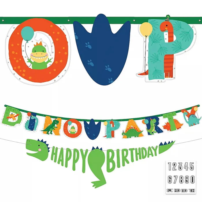 DINO-MITE ADD AN AGE JUMBO BANNER KIT