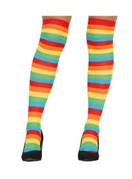 ADULT CLOWN OVER THE KNEE SOCKS