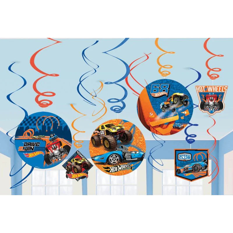 12 Pack Hot Wheels Wild Racer Swirl Value Pack