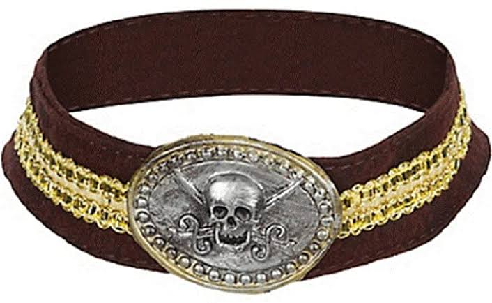 PIRATE SKULL CHOKER