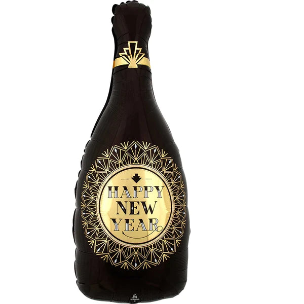 TWENTIES HAPPY NEW YEAR BOTTLE SUPERSHAPE