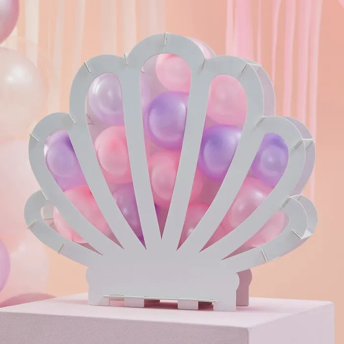 GINGER RAY MERMAID MAGIC SHELL BALLOON MOSAIC FRAME & BALLOONS