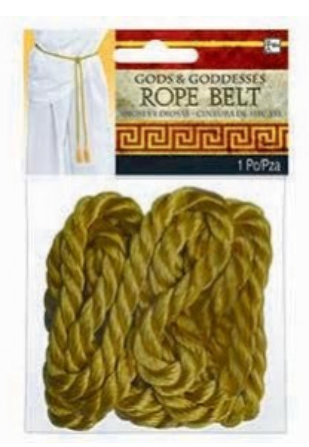 GODS & GODDESSES GOLD ROPE BELT