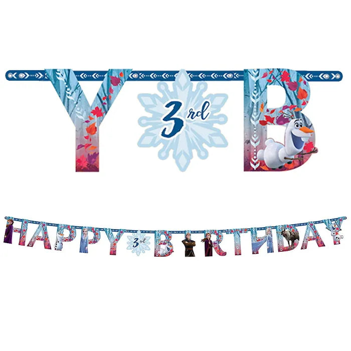 FROZEN 2 JUMBO ADD AN AGE BANNER KIT