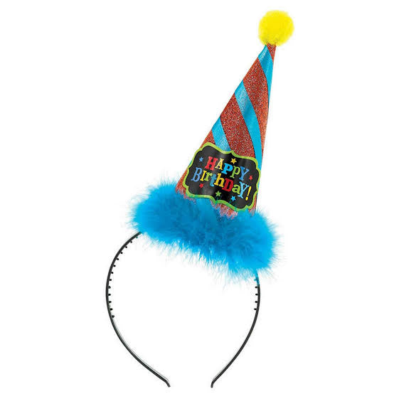 HAPPY BIRTHDAY HAT HEADBAND