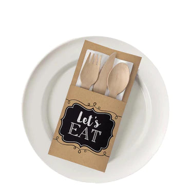LETS EAT CUTLERY HOLDERS