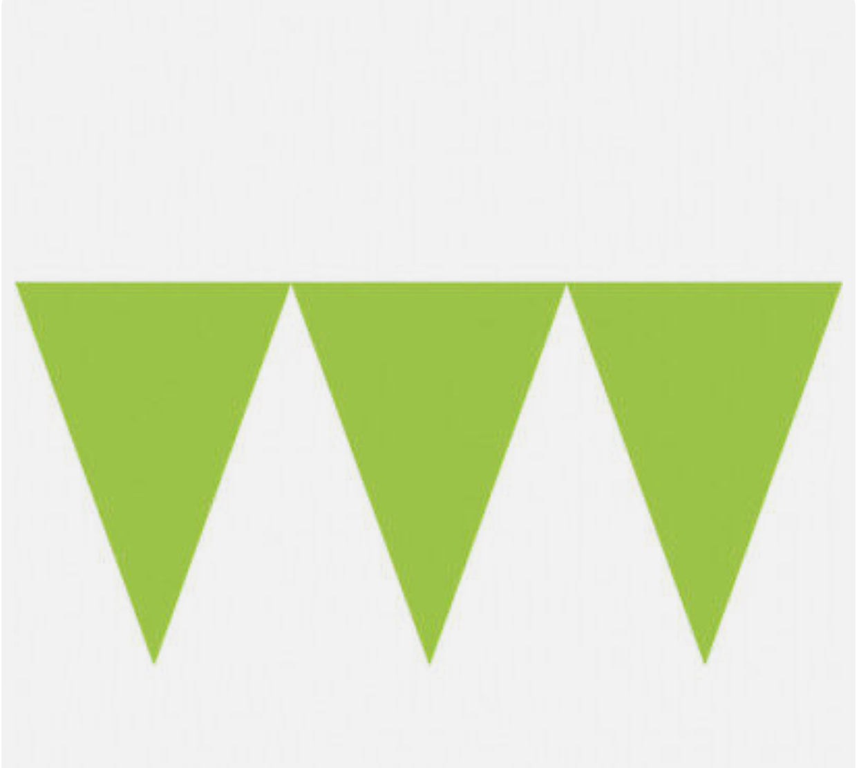 GREEN PENNANT BANNER