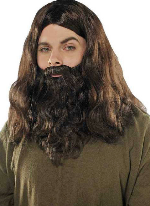 Nordic god wig and beard set