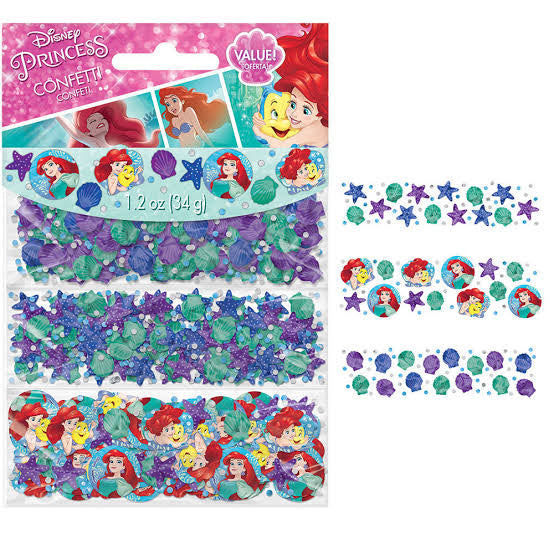 The little mermaid Ariel confetti