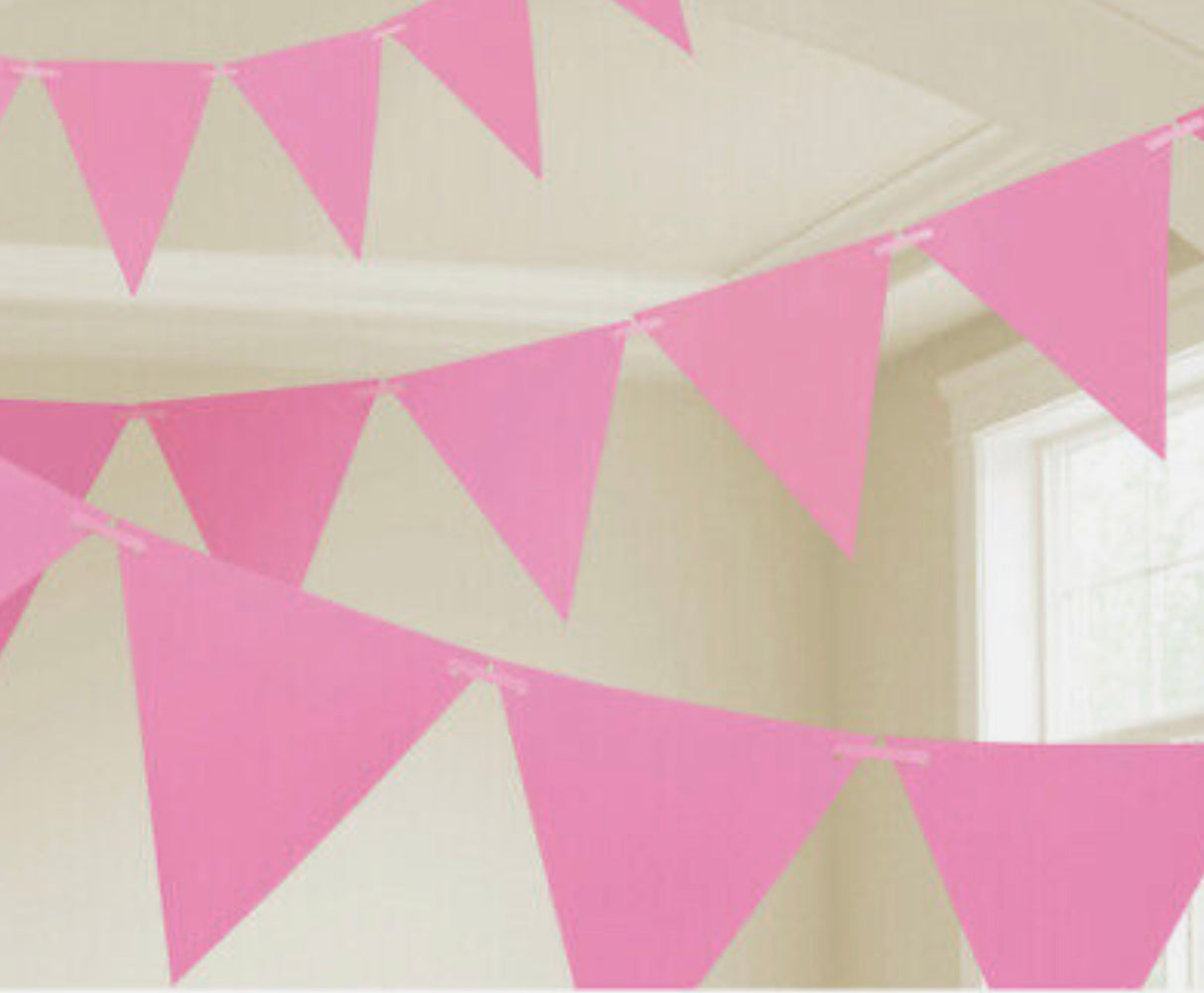 PENNANT BANNER - PINK