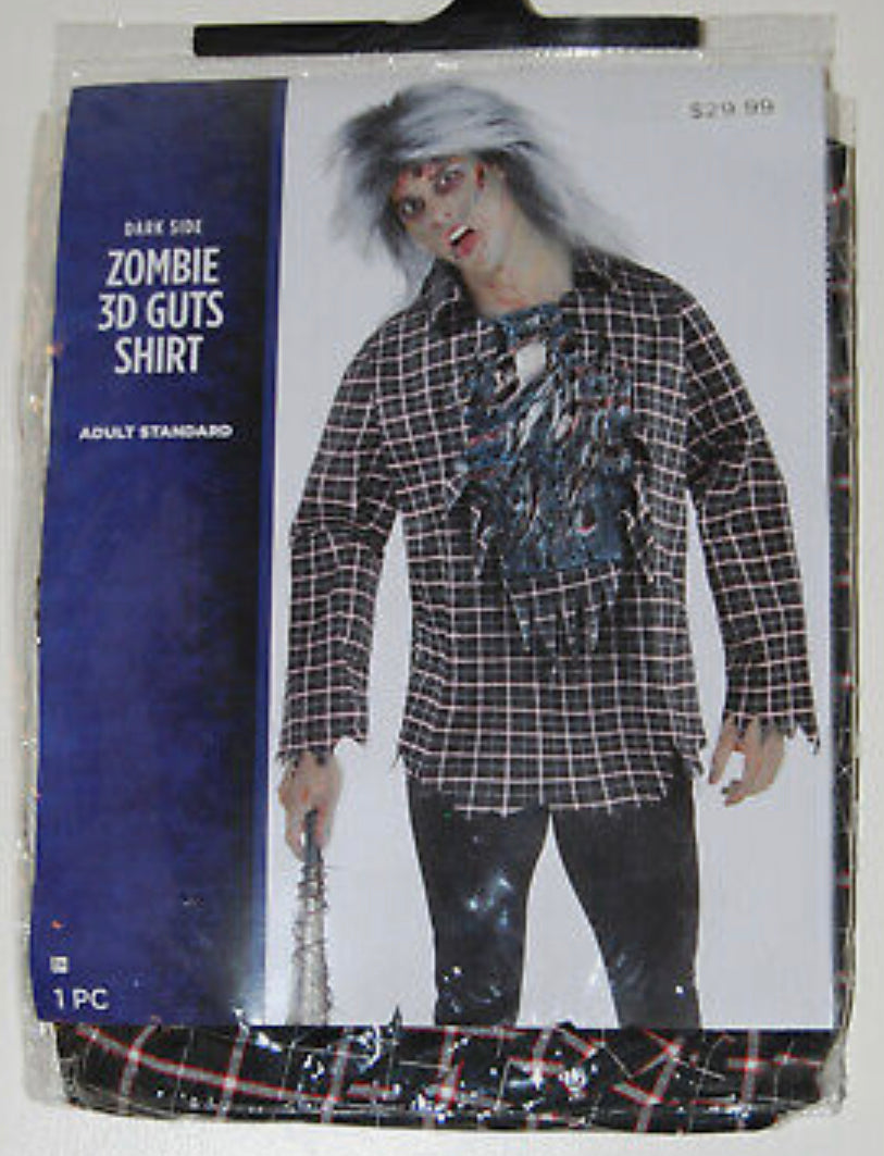 DARK SIDE ZOMBIE 3D GUTS SHIRT - STANDARD