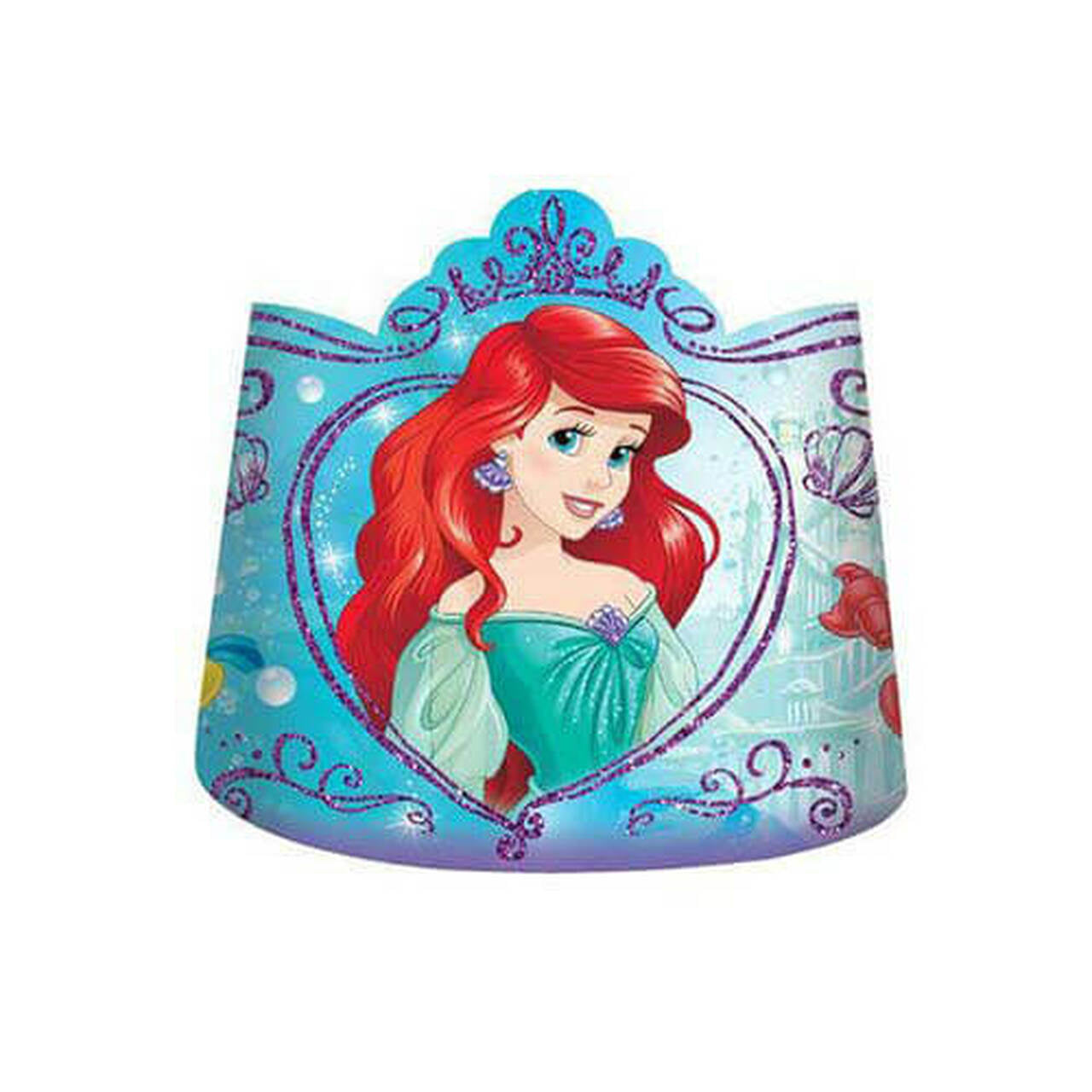 Disney princess Ariel paper tiaras