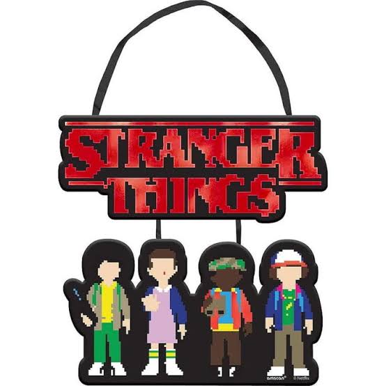 Stranger things hanging decoration