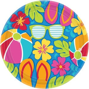 Summer Splash Round Banquet Plates 26cm 18 pk
