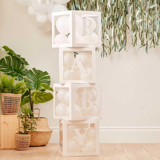 POP UP BABY BALLOON BOXES
