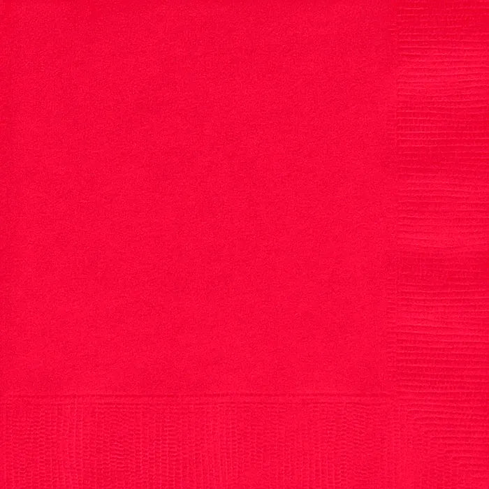 APPLE RED DINNER NAPKINS