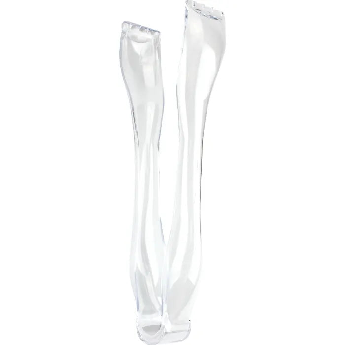 CLEAR PLASTIC SALAD TONGS