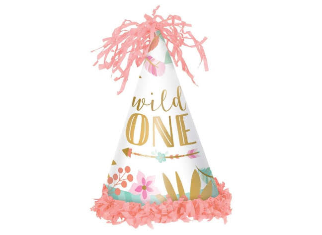 BOHO GIRL WILD ONE PARTY HAT