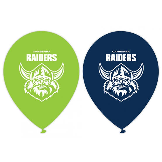 Canberra Raiders NRL Printed Balloons (10 Pack)