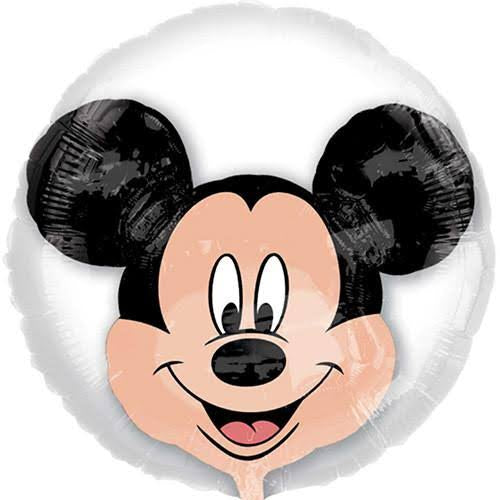Mickey mouse head foil balloon