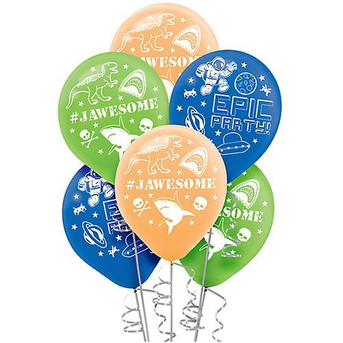 EPIC PARTY PK6 BALLOONS