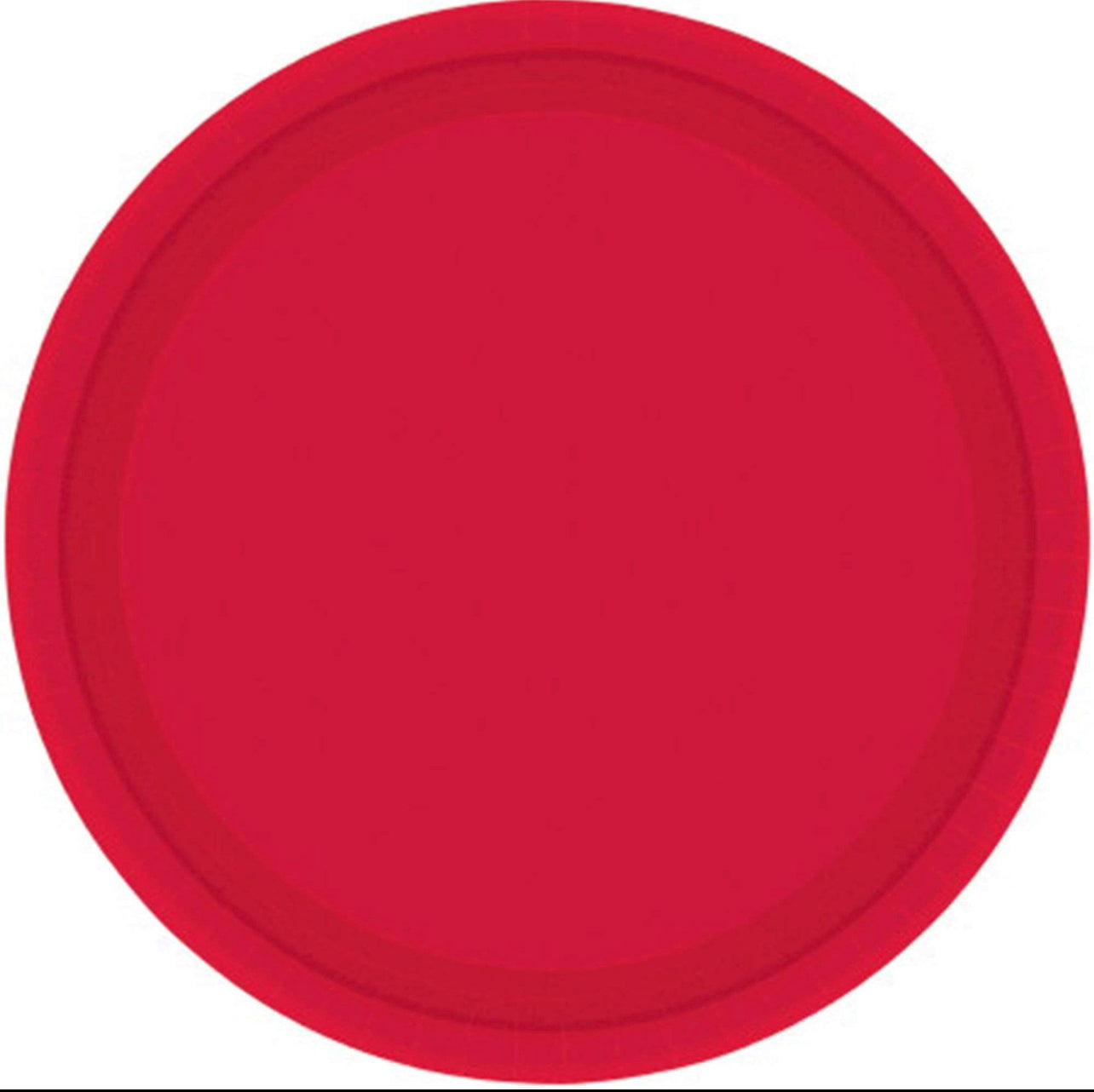 RED APPLE PAPER PLATES PK20 (23CM)