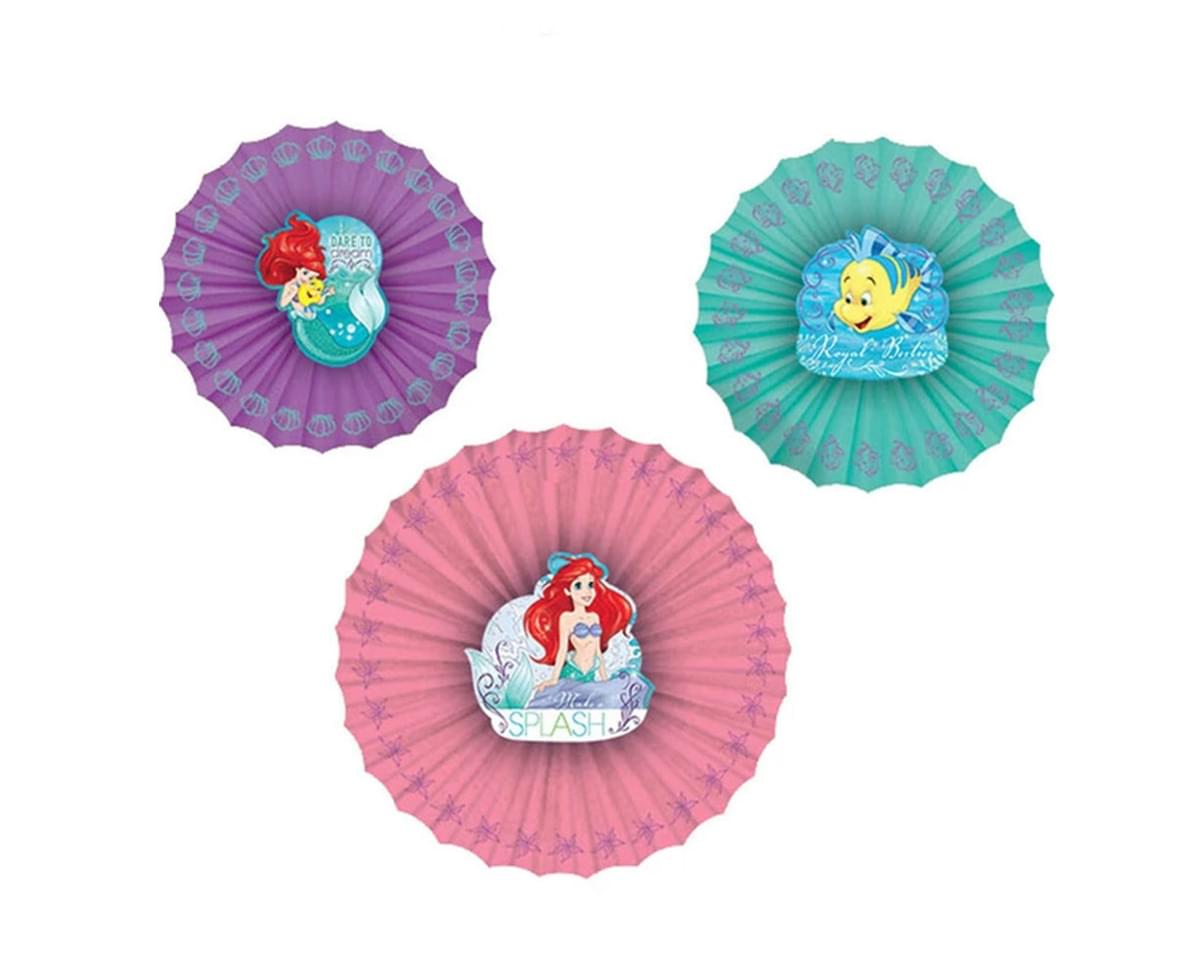 Disney princess paper fan decorations
