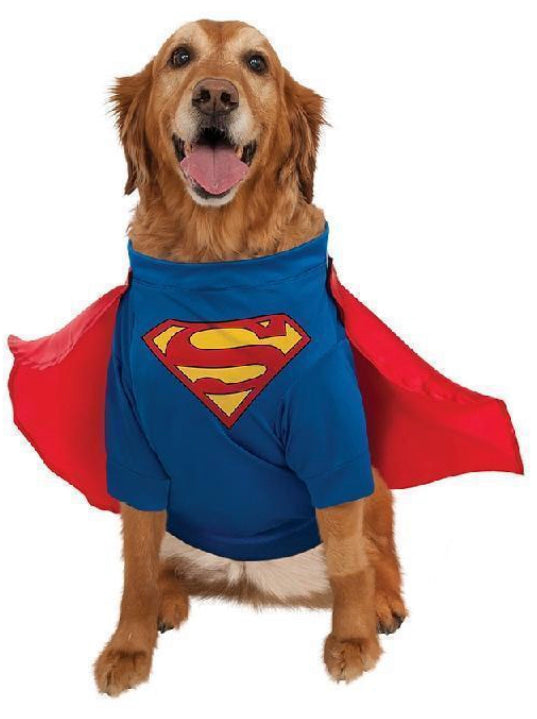 Super man dog costume