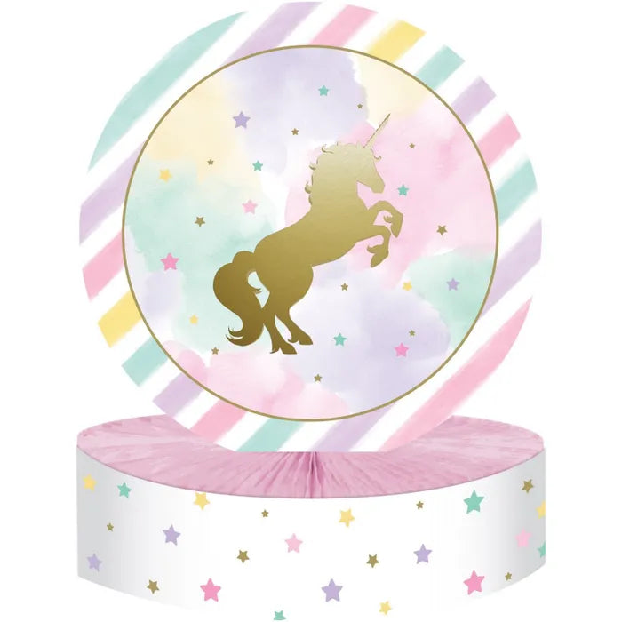 UNICORN SPARKLE HONEYCOMB CENTREPIECE