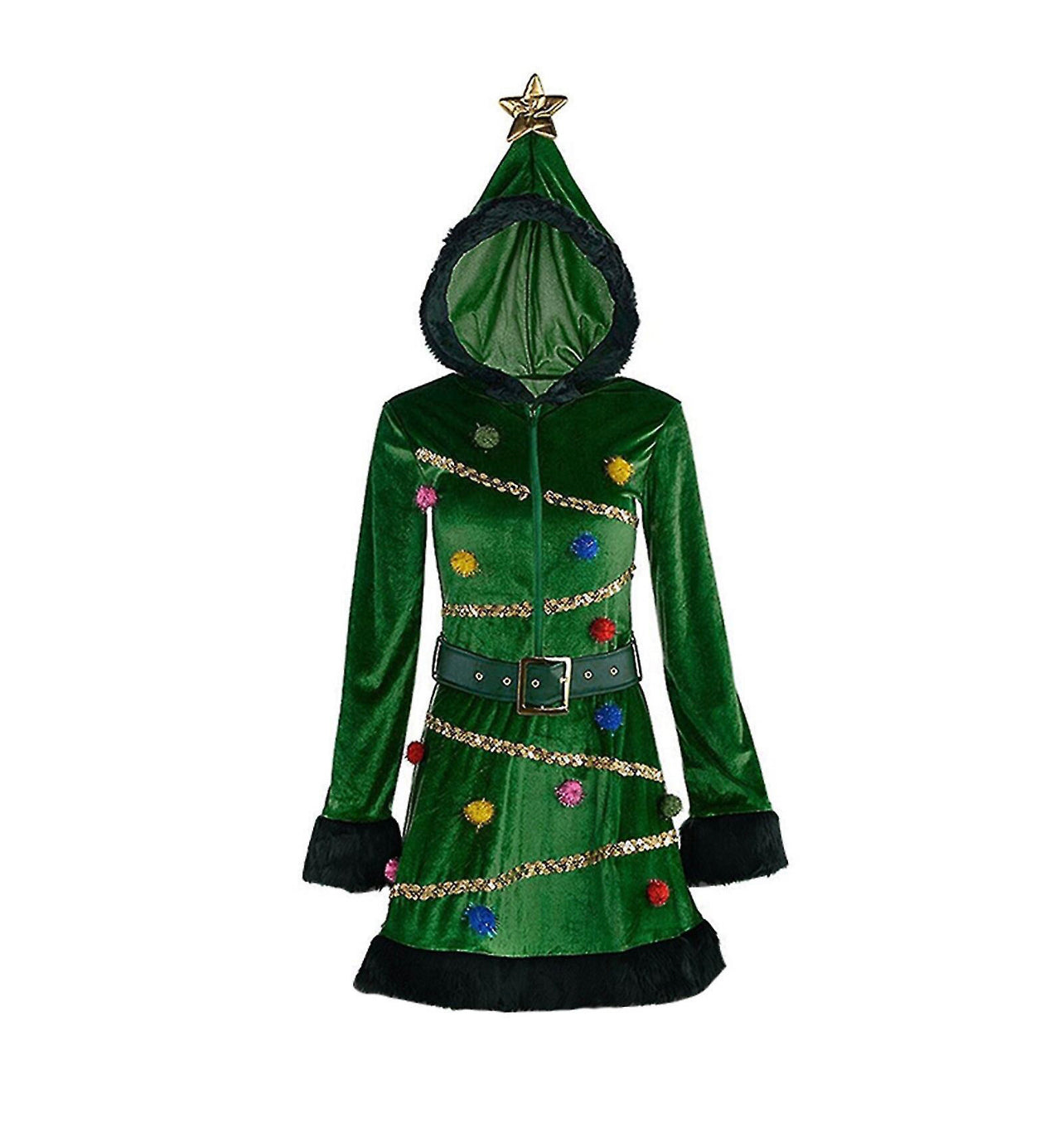 ADULT CHRISTMAS TREE DRESS - SMALL