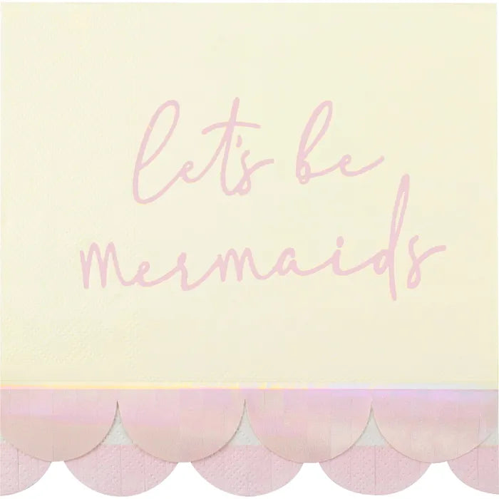 GINGER RAY MERMAID MAGIC LARGE NAPKINS / SERVIETTES (PACK OF 16)