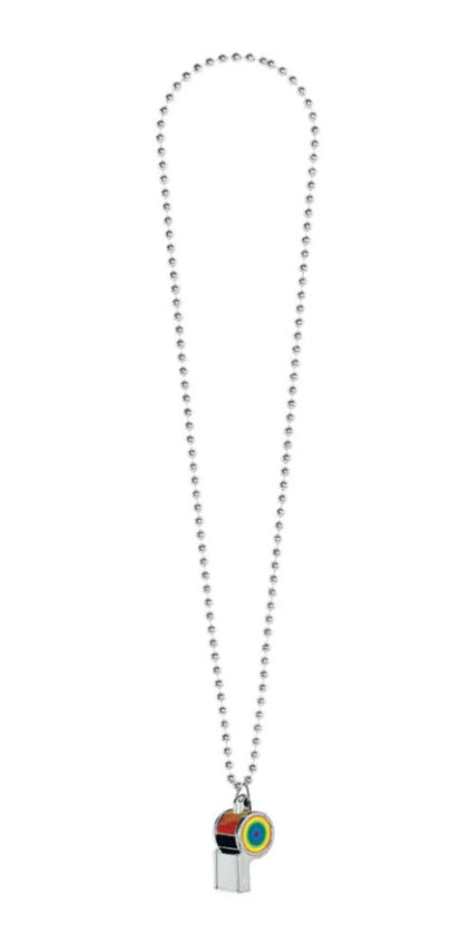 RAINBOW WHISTLE ON CHAIN
