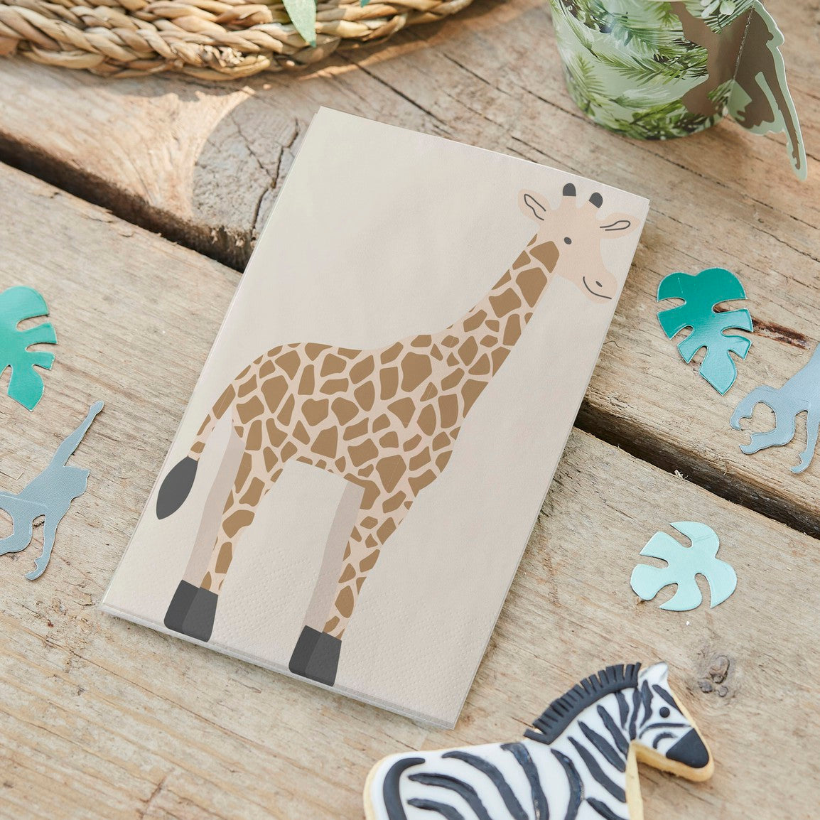 WILD JUNGLE GIRAFFE NAPKINS