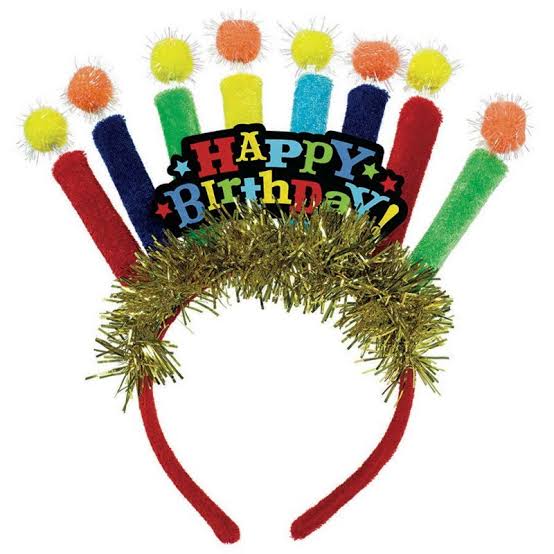 Happy birthday headband