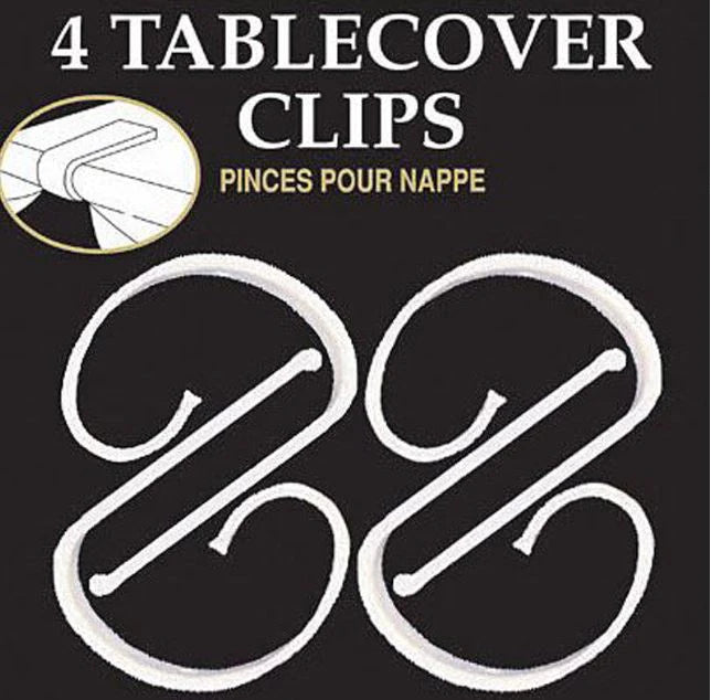 TABLE COVER CLIPS 4PK
